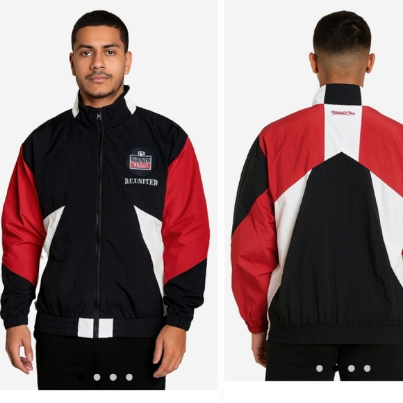 New Mitchell & Ness Windbreaker D.C. United Jacket - Picture 1 of 7